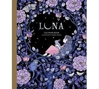 Luna Coloring Book: Hardcover adult coloring book featuring thick, high-quality paper
