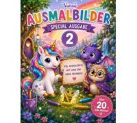 Luna das Sternen-Einhorn | Malbuch | Special Edition | Ausgabe 2: Zauberhafte Ausmalbilder mit Luna, Pip, Mimi und ihren Freunden - Kreativer Malspaß für Kinder ab 4 Jahre