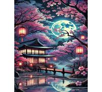 Luna del giardino giapponese - Puzzle 150 Pezzi - puzzle Fai da te 35x25 cm,Intrattenimento Creativo - Puzzles Per Adulti E Tutta La Famiglie