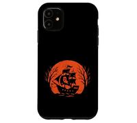 Luna di Halloween della nave fantasma Custodia per iPhone 11