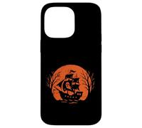 Luna di Halloween della nave fantasma Custodia per iPhone 14 Pro Max
