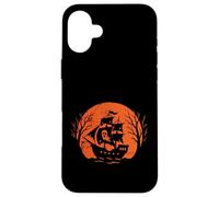 Luna di Halloween della nave fantasma Custodia per iPhone 16 Plus