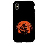 Luna di Halloween della nave fantasma Custodia per iPhone X/XS