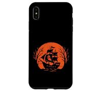 Luna di Halloween della nave fantasma Custodia per iPhone XS Max