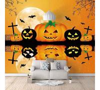 Luna D'Oro Rami Uccelli Riflessi 3D Carta Da Parati Facile Installare Mobili Sfondi Ufficio Divano Camera Letto Sfondo Decorazione Murale-350cm×256cm