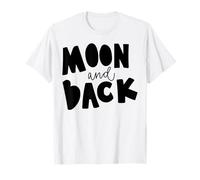 Luna e Back Space Lover Citazione per i Fan del Cielo Notturno Maglietta