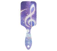 Luna e Note Musicali Dreamy Viola Colore amichevole pennello per fine Progettato massaggiatore testa per asciugare con manico ergonomico cepillo anti crespo para cabello