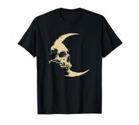Luna E Scheletro Spettrale Infestato Moonlit Skeleton Night Maglietta
