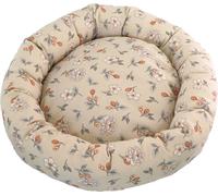 LUNA E TEO Luna&Teo Cuccia per Gatto Ciambella Flowers Beige 50CM