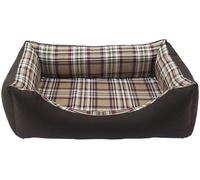 LUNA E TEO Luna&Teo Cuccia Rettangolare per Cane Scottish Marrone 100CM