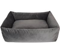 LUNA E TEO Luna&Teo Cuccia Rettangolare per Cane Velvet Grigio CM.80
