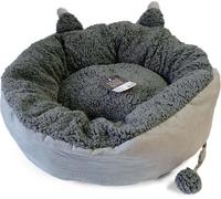 LUNA E TEO Luna&Teo Cuscino con Orecchie per Cane GRIGIO