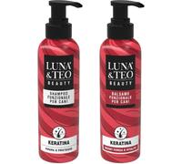 LUNA E TEO Set Prova 2x250ML Luna&Teo Dog Shampoo e Balsamo Keratina 2X250ML