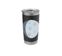 Luna Gibbous crescente Bicchiere termico in acciaio inox doppia parete