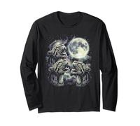 Luna Leopardo Nuvoloso Maglia a Manica