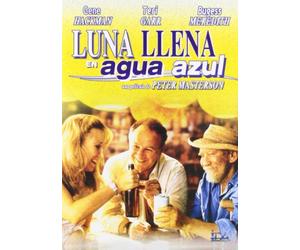 Luna Llena En Agua Azul