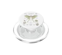 Luna Moth Anatomy Vintage Field Guide Diagramma Art PopSockets PopGrip per MagSafe