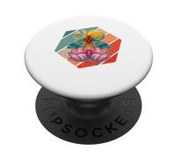 Luna Moth Bellissima natura Farfalla Amante degli insetti PopSockets PopGrip Adesivo