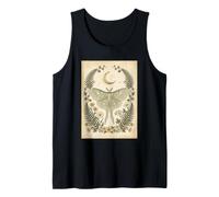 Luna Moth Cottagecore Vintage Grunge Floral Therian Canotta