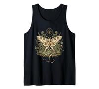 Luna Moth Cottagecore Vintage Grunge Floral Therian Canotta