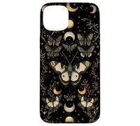 Luna Moth Dark Cottagecore Estetica Butterfly Lover Custodia per iPhone 15 Plus