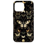 Luna Moth Dark Cottagecore Estetica Butterfly Lover Custodia per iPhone 16 Pro Max
