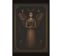 Luna Moth Girl Notebook: Lined Gothic Journal Featuring Moth-Winged Girl, Celestial Symbols, and Forest Motifs - Ethereal Dark Vintage Aesthetic, 110 Pages, 6x9 Cream Paper