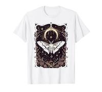 Luna Moth | Goth Gothic Dark Academia Fairycore Goblincore Maglietta