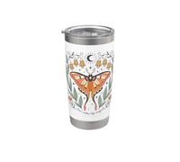 Luna Moth Love Makes Life Magical Fantasy Insect Bicchiere termico in acciaio inox doppia parete