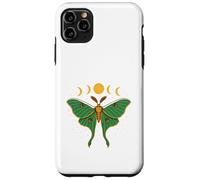 Luna Moth Lover Moon Phases Insect Cottagecore Aesthetic Custodia per iPhone 11 Pro Max