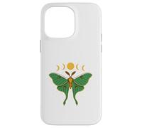 Luna Moth Lover Moon Phases Insect Cottagecore Aesthetic Custodia per iPhone 14 Pro Max