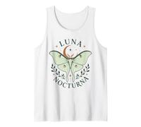 Luna Nocturna Moth Celeste Luna Notte Insetto Canotta
