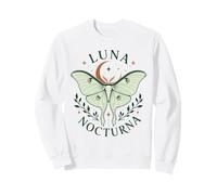 Luna Nocturna Moth Celeste Luna Notte Insetto Felpa