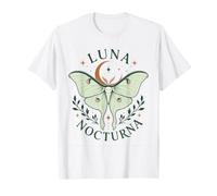 Luna Nocturna Moth Celeste Luna Notte Insetto Maglietta