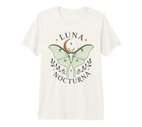 Luna Nocturna Moth Celeste Luna Notte Insetto Maglietta Premium