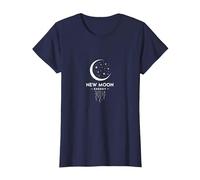 Luna Nuova Energia Celeste Mistico Notte Stellata Maglietta, Donna, Navy, XXL
