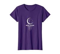 Luna Nuova Energia Celeste Mistico Notte Stellata Maglietta, Donna, Viola, XL