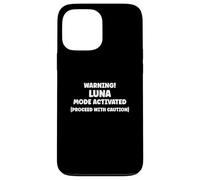 LUNA Personalized Women's Gift Custom LUNA Custodia per iPhone 13 Pro Max