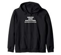 LUNA Personalized Women's Gift Custom LUNA Felpa con Cappuccio