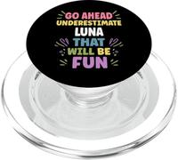 LUNA Personalized Women's Gift Custom LUNA PopSockets PopGrip per MagSafe