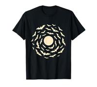Luna Piena Bat Swirl Maglietta