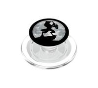 Luna piena lupo mannaro suonare sassofono PopSockets PopGrip per MagSafe