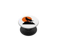 Luna Piena Lupo PopSockets PopGrip Adesivo
