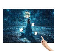 Luna Puzzle 1000 Pezzi, Donna Puzzle Adulti, Giochi Educativi per la Famiglia, Divertimento Colorato Set con Scatola, Giochi Creativi per Regalo Uomo Decorazioni Casa, Regalo Bambina 6 Anni X-1