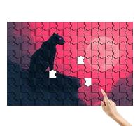 Luna Puzzle 1500 Pezzi, Leopardo Puzzle Adulti, Giochi Educativi per la Famiglia, Divertimento Colorato Set con Scatola, Giochi Creativi per Regalo Uomo Decorazioni Casa, Regalo Bambina 6 Anni D-4