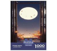 Luna Puzzle Puzzle Da 1000 Pezzi Gioco Di Sfidaans Adulti E Bambini Autunno Puzzle Impossibile Gioco EduGattoivo Familiare Regalo Per La Decorazione Domestica 70x50cm/1000pcs