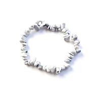 Luna Roy Bracciale con frammenti in pietra naturale. Pietre semipreziose, preziosi accessori, Pequeño, Quarzo rosa, Quarzo rosa