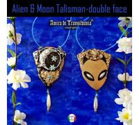 Luna Stelle Talismano Magico Amuleto Gioiello Perla Pendaglio Alieno Rettiliani
