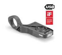 luna | Supporto GPS MX-HM 400 Lumen - La luce anteriore Moon MX:HM è una potente, compatta e versatile luce per bicicletta, impermeabile e in grado di fornire fino a 400 lumen di luminosità.