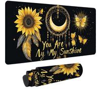 Luna Tappetino Mouse XXL Gaming 900 x 400 mm 2025 Nuovo Cacciatore di sogni Tappetino Scrivania Impermeabile,Mousepad con Base in Gomma Antiscivolo,Migliorare la Precisione e la Velocità,-dd463